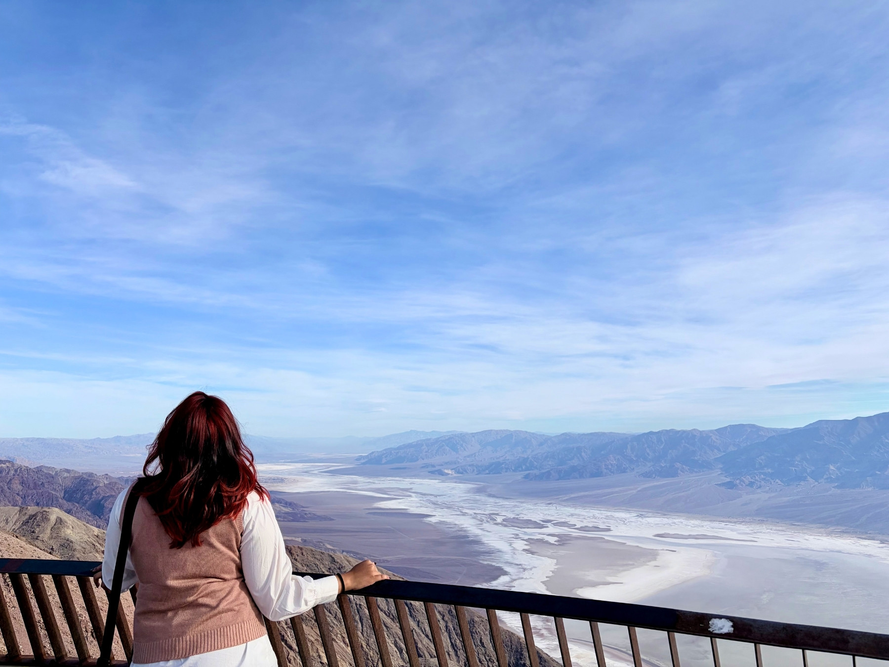 Rafa overlooking Death Valley
